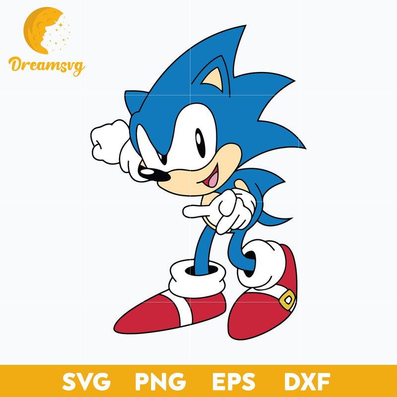 The Hedgehog Svg, Sonic Svg, Sonic Head Svg, Face Svg, Characters SVG, Cut files for Cricut, Cartoon svg, png, dxf, eps file.