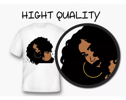 Afro Woman Svg Cut Files For Cricut & Silhouette