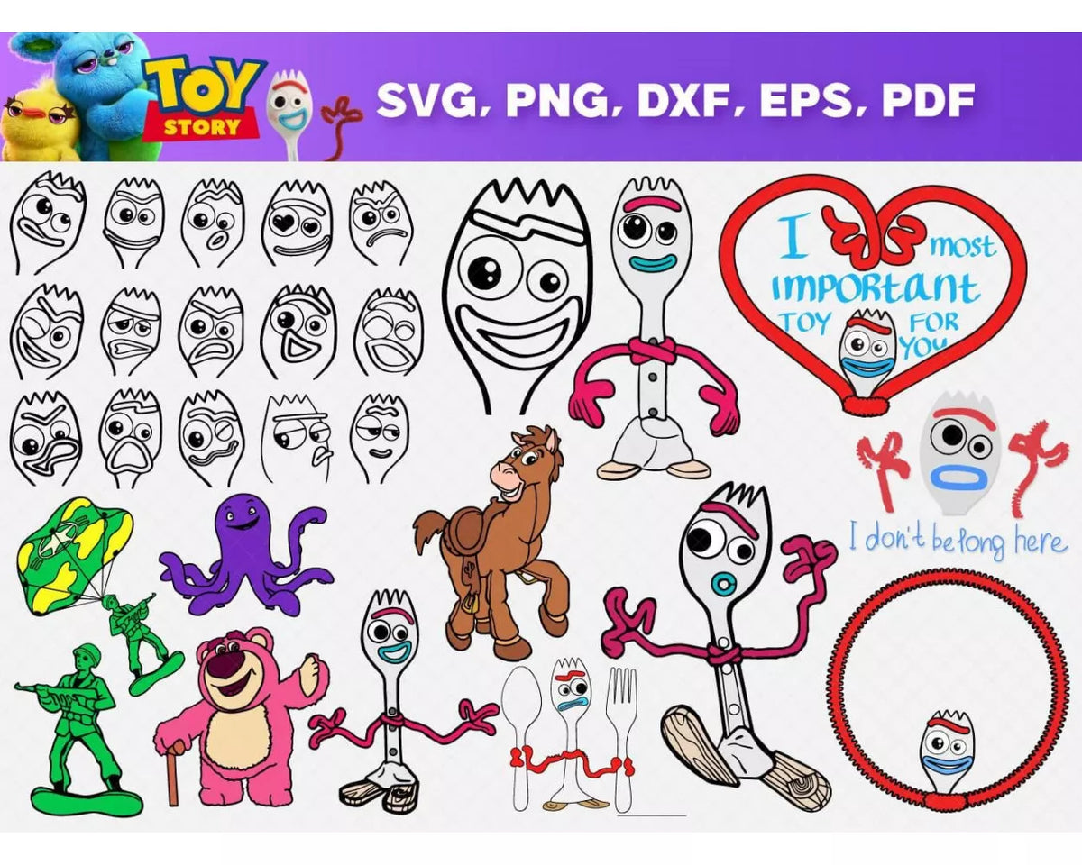 Toy Story SVG Bundle, Toy Story Birthday SVG, Buzz Lightyear SVG For Cricut, Toy Story PNG Transparent, Toy Story Clipart