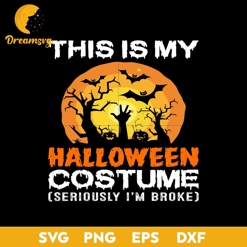 This is my halloween costume svg, Halloween svg, png, dxf, eps digital file.