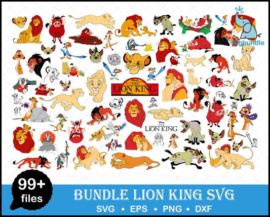 99+ The Lion King SVG, Lion King SVG Bundle