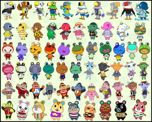 999+ Animal crossing SVG vectors, Bundle animal crossing svg
