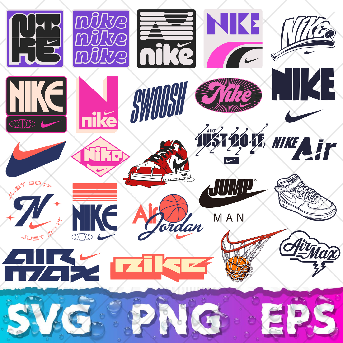 Custom Nike Logo SVG, Nike Cricut Designs, Nike Logo SVG Cut files, Nike Logo Vector Files