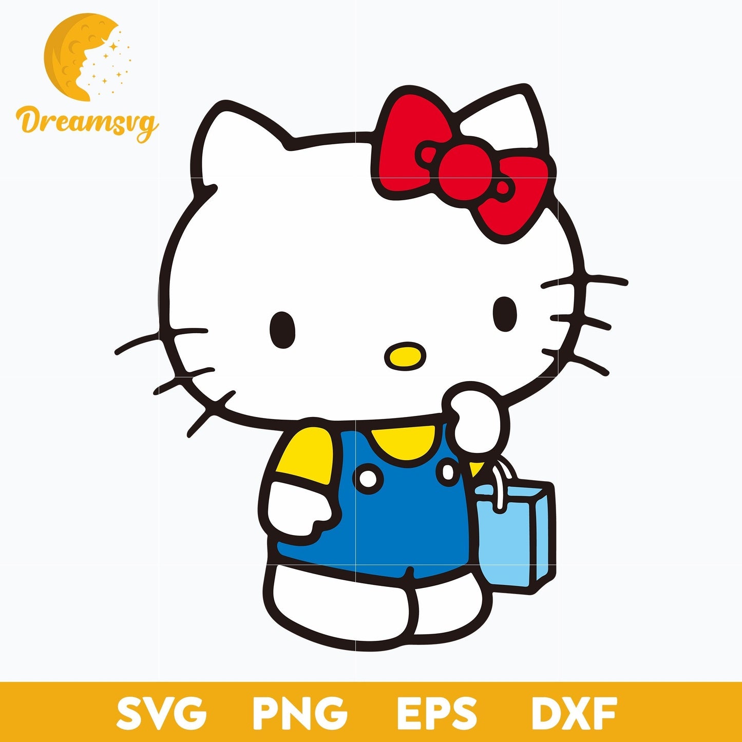 Hello Kitty Svg, Hello kitty characters, Hello Kitty cartoon svg, Cartoon svg, png, dxf, eps digital file