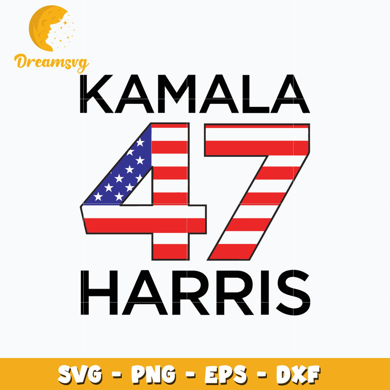 Kamala Harris 47 President svg, Trending svg, digital download