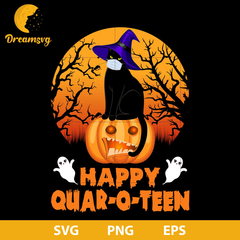 Happy quar o teen svg, Halloween svg, png, dxf, eps digital file.