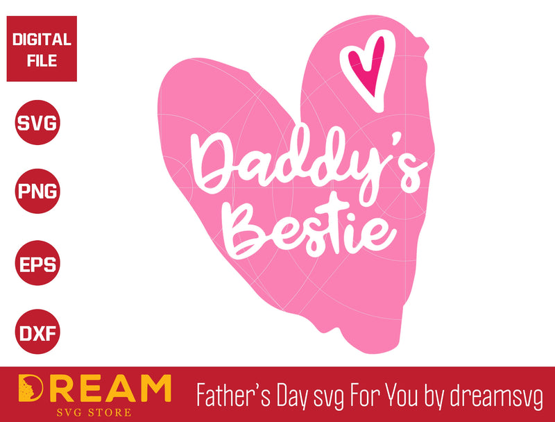 Daddys bestie svg, Mother's day svg, eps, png, dxf