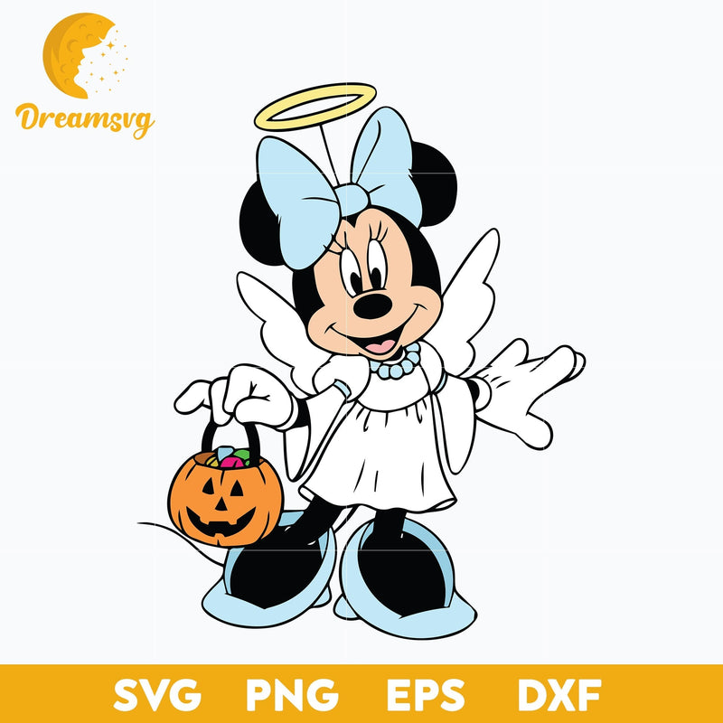 Minnie Mouse Halloween Svg,  Minnie Halloween Svg,  Minnie Svg, Halloween Svg, png, dxf, eps digital file.