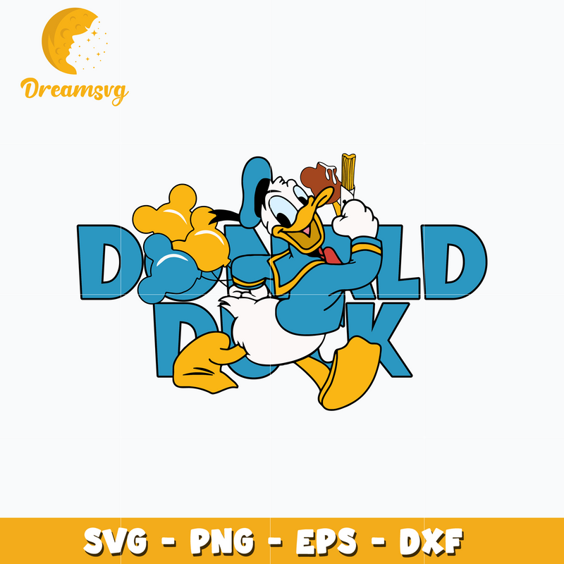 Donald duck disney mickey svg