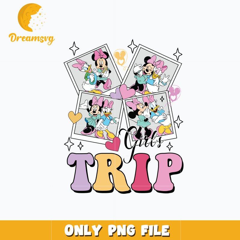 Minnie mouse and Daisy duck png, Girl Trip Png