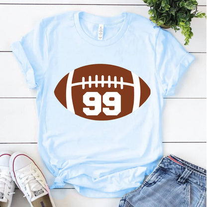 Football Numbers SVG Bundle, Cliparts for Cricut / Silhouette