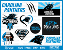 Carolina Panthers Clipart Bundle, PNG & SVG Cut Files for Cricut / Silhouette