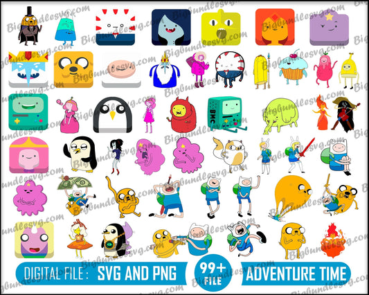 Adventure Time svg bundle - Digital download
