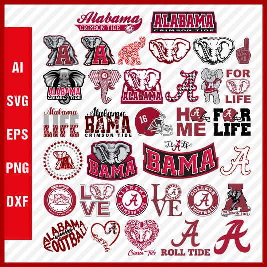 Alabama Crimson Tide Logo Svg, Crimson Tide Logo Png, Crimson Tide Logo Transparent