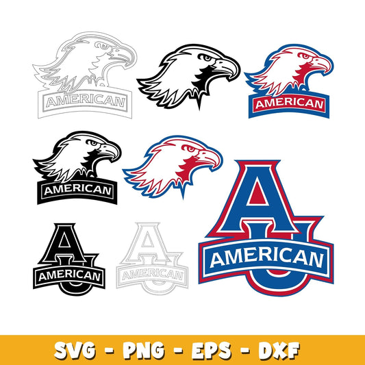 American Eagles  bundle svg, American Eagles  logo svg, ncaa svg