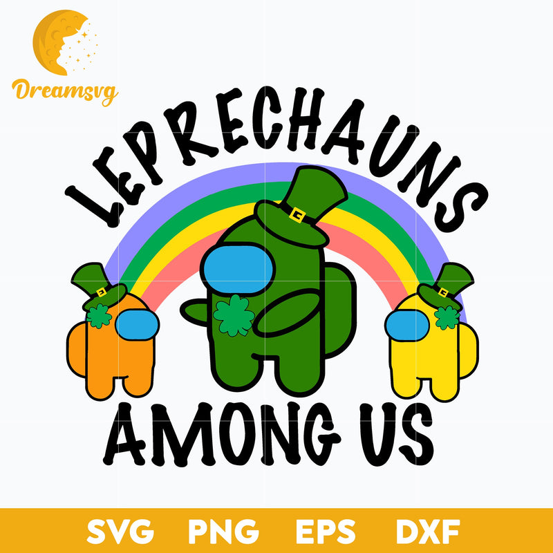 Among Us Leprechaun Crew Svg, Among Us Svg, Funny Svg, Png, Dxf, Eps Digital File.