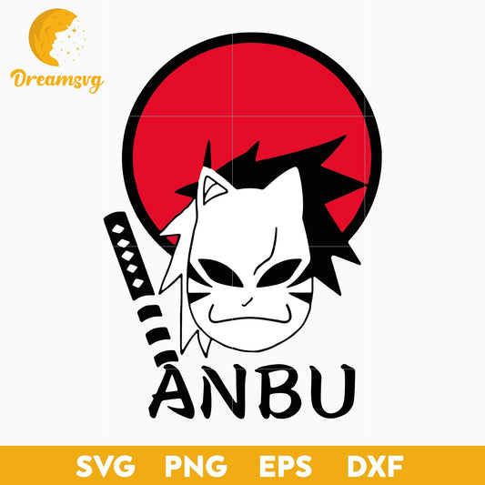 Anbu Ninja SVG, Anbu SVG, Naruto SVG, svg file for cricut, Anime svg, png, eps, dxf digital download