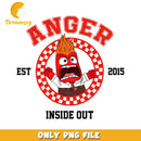 Anger Character PNG Inside Out Design for Fans 2015