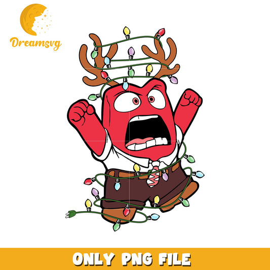 Anger Christmas Lights PNG