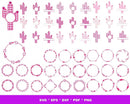Love Pink Svg, Pink Lips SVG, Love Logos Svg for Cricut, Pink Lips Silhouette Vector Cut Files