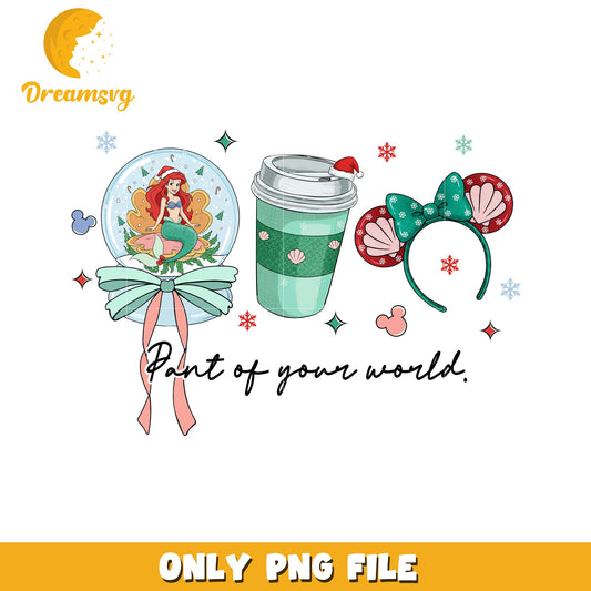 Ariel christmas png, christmas cookies png, funny grinch png