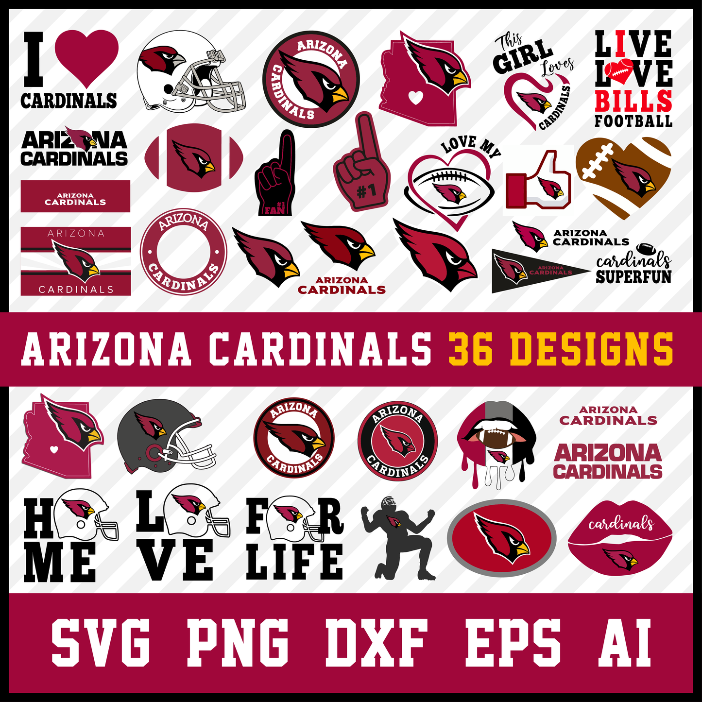 Arizona Cardinals SVG Logo - Arizona Cardinals PNG Logo - Arizona Cardinals Cricut SVG