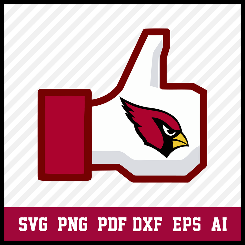 Arizona Cardinals Like Logo Svg, Arizona Cardinals Svg-Png Files, Arizona Cardinals Svg Files For Cricut, Arizona Cardinals Cut File, NFL Svg