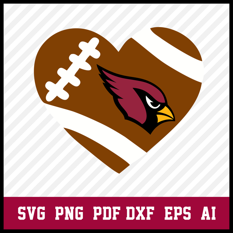 Arizona Cardinals Love Svg Png Logo , Arizona Cardinals heart Svg, Cardinals Files For Cricut, Arizona Logo Svg, Arizona Cardinals Cut File, NFL Svg