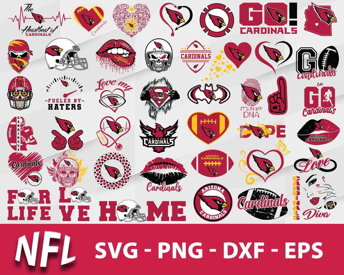 Arizona Cardinals Svg Bundle, Arizona Cardinals Svg, Sport Svg, Nfl Svg, Png, Dxf, Eps Digital File.