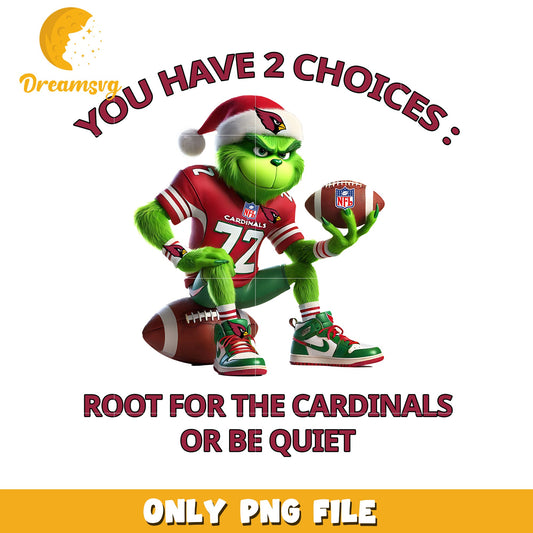 Arizona cardinals grinch png, american sports png, nfl plus png