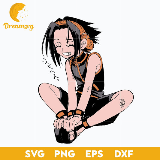 Asakura Yoh Svg, Shaman Svg, Japanese Svg Cartoon Svg, Shaman King Svg, file for cricut, Anime svg, png, eps, dxf digital download