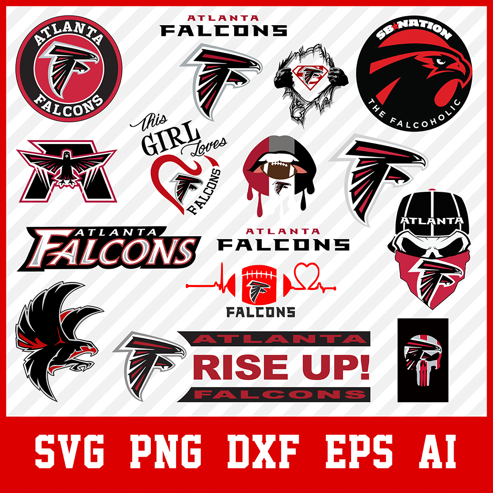 Atlanta Falcons Svg Logo, Atlanta Falcons Png Logo, Falcons Clipart