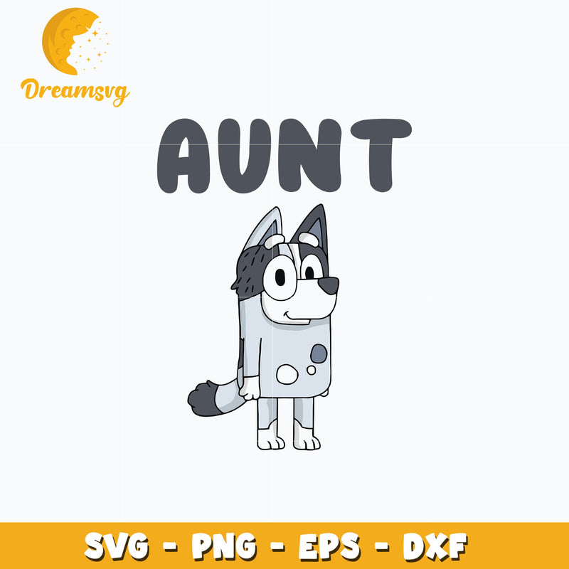 Bluey aunt Trixie svg