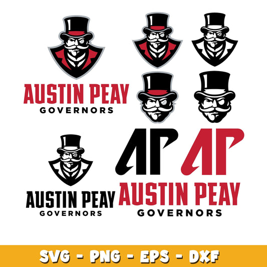 Austin Peay Governors Bundle svg, Austin Peay Governors logo svg, ncaa svg