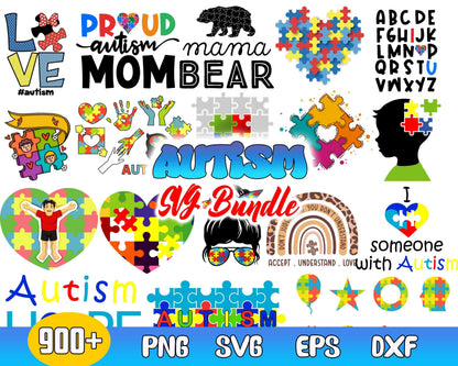Autism Svg Bundle - Digital download