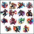 Marvel Png Bundle, Super Heroes Png Bundle