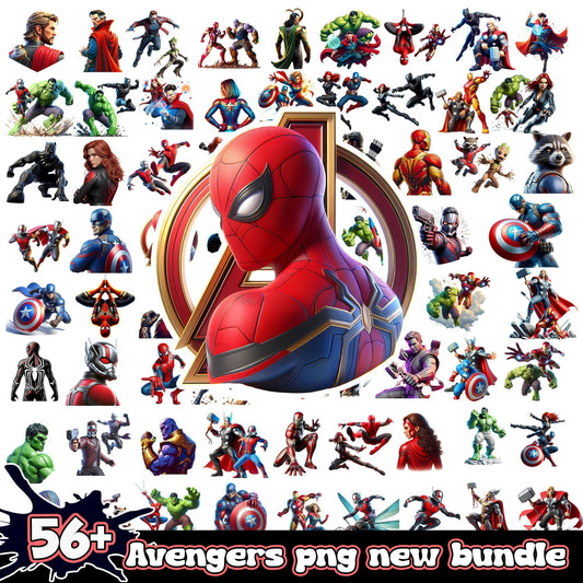 Avengers png bundle, Super hero 2024 png bundle