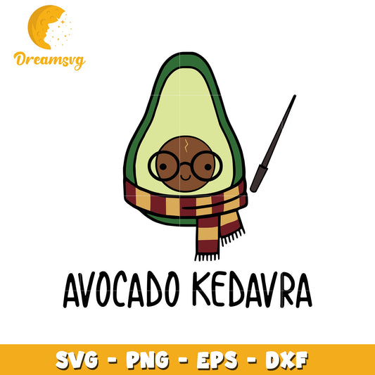 Avocado kedayra gryffindor svg, harry potter svg, funny svg