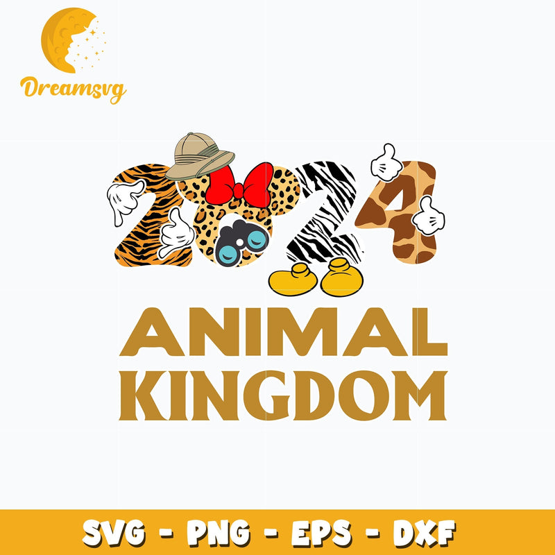 Minnie animal kingdom 2024 svg