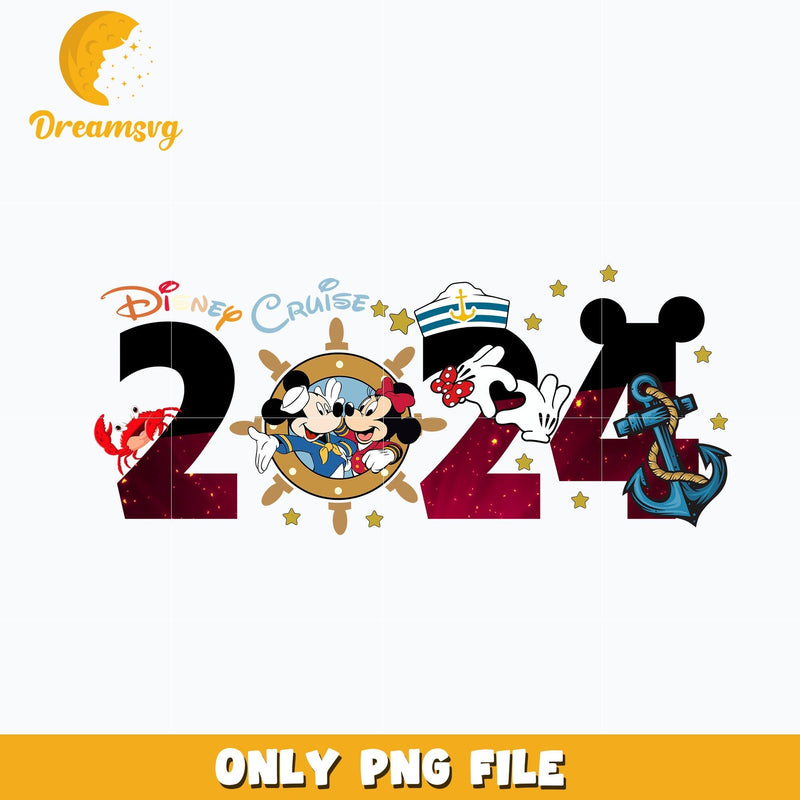 Mickey couple disney cruise 2024 png