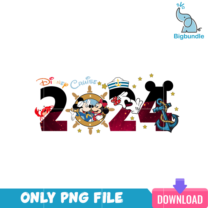 Disney Cruise 2024 With Mickey PNG