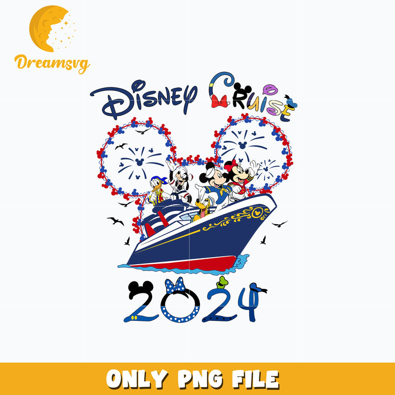 Mickey friends disney cruise 2024 png