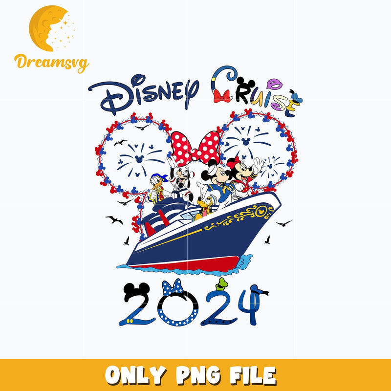 Minnie friends disney cruise 2024 png