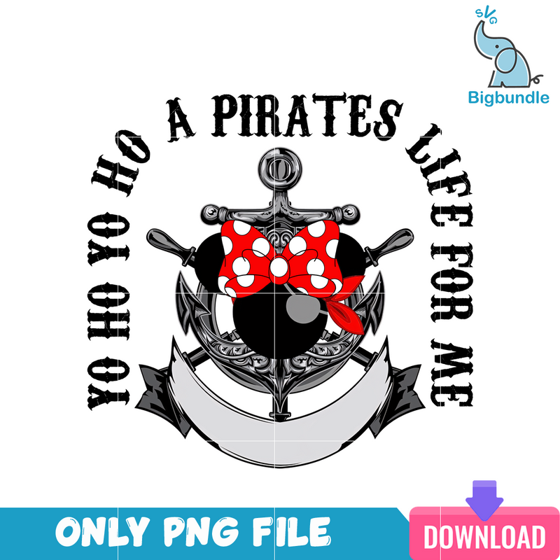 Pirates Life For Minnie PNG