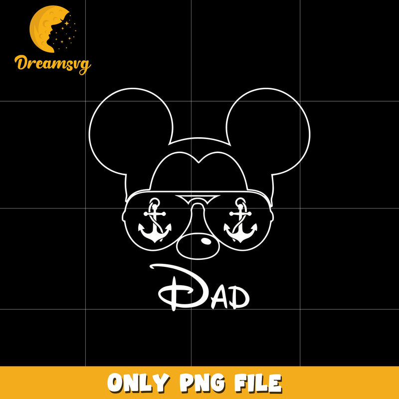 Mickey disney cruise dad png