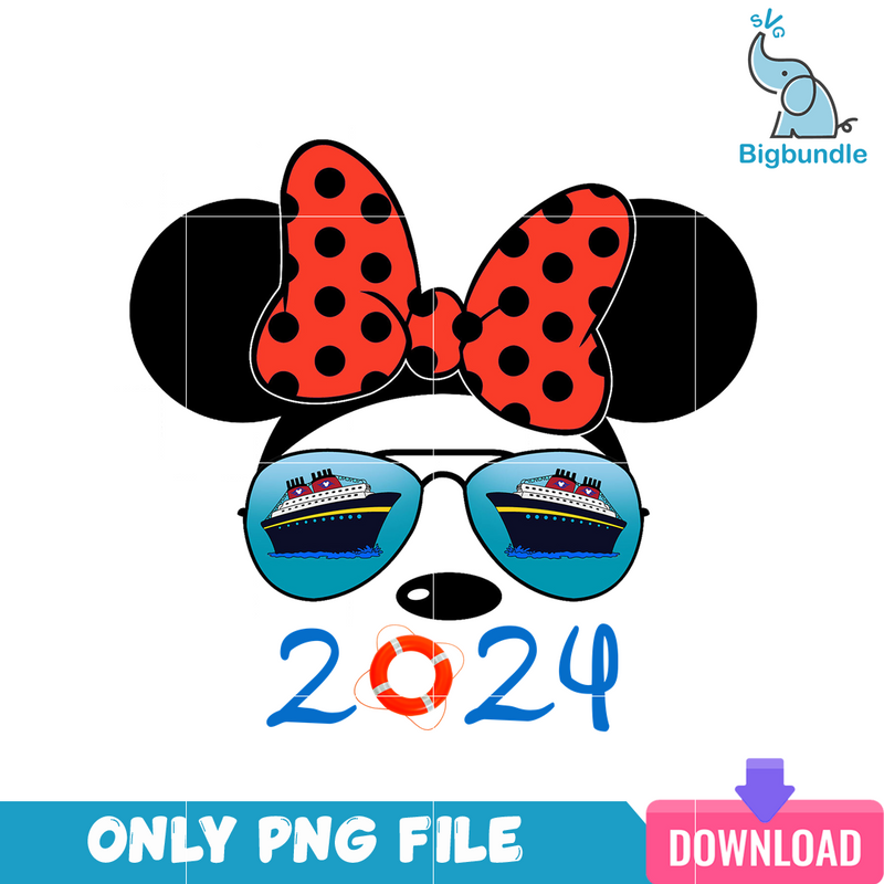 Minnie Disney Cruise Glasses PNG