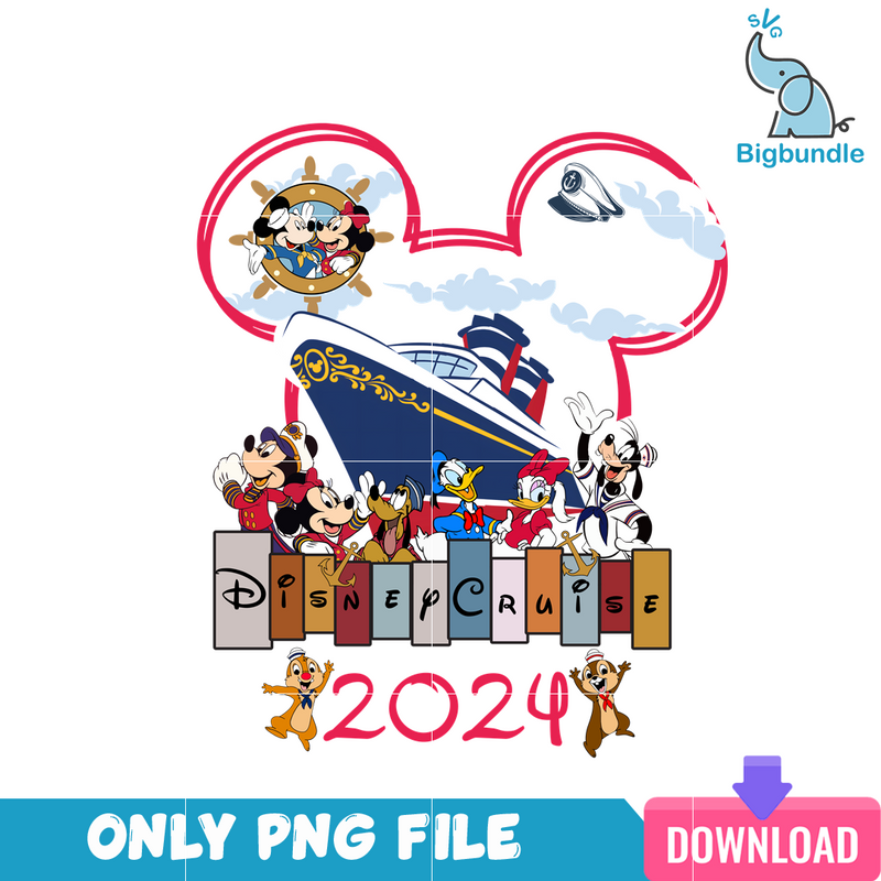 Disney Cruise Mickey Themed PNG