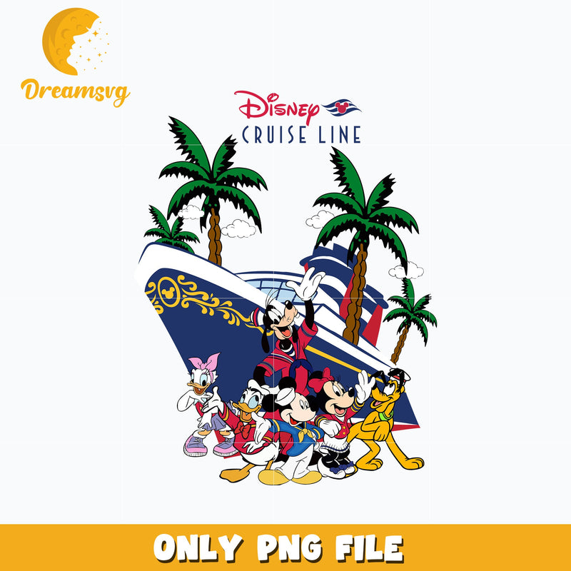 Mickey mouse disney cruise line png