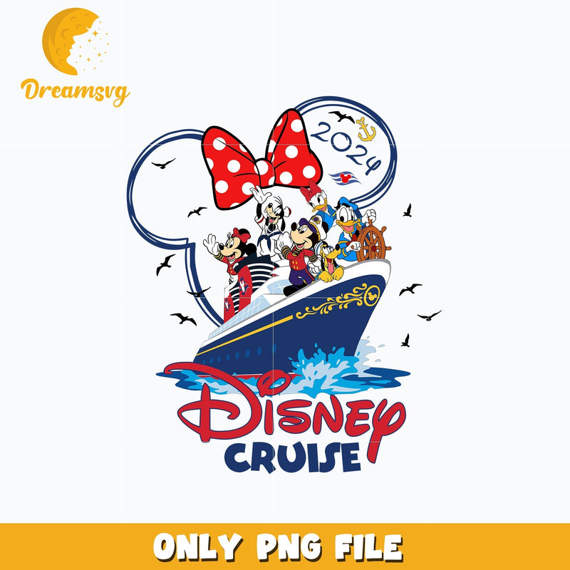 Minnie mouse cruise 2024 png