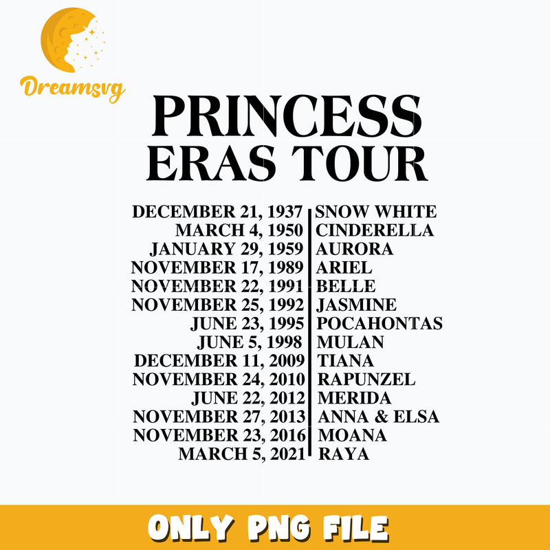 Disney princess ears tour png
